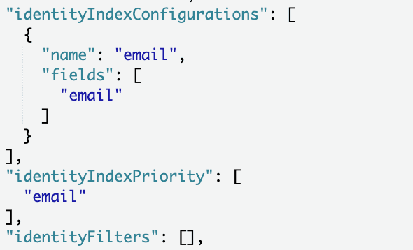 Identity rule using one guest attribute