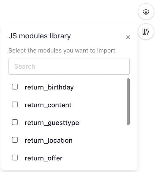Importing a JS module