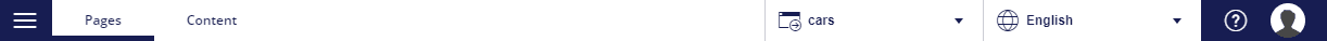 The Horizon global toolbar