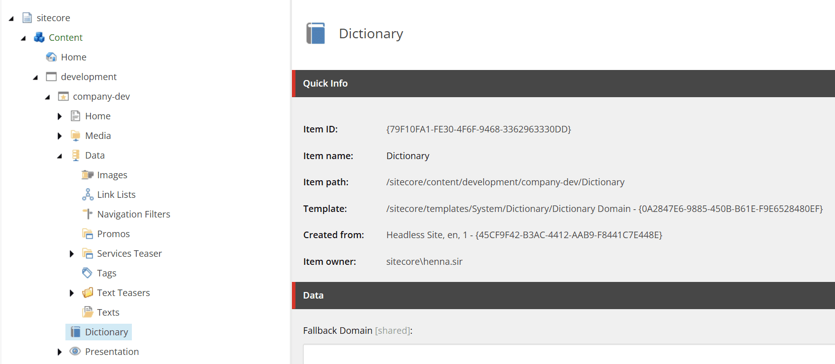 Work With Dictionaries Sitecore Documentation Work with dictionaries sitecore documentation