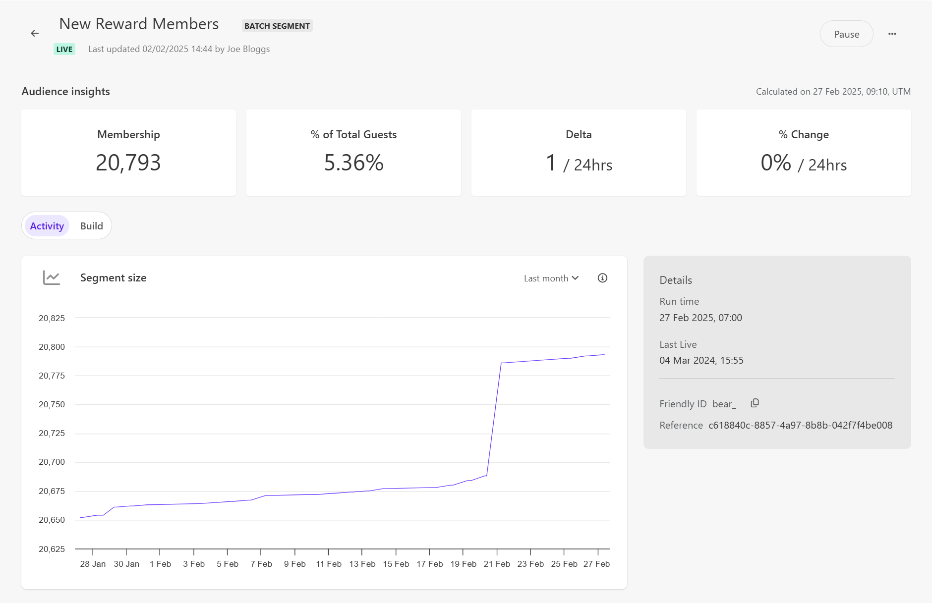 Viewing segment usage and details in the segment builder in Sitecore CDP. Viewing segment usage and details in the segment builder in Sitecore CDP.