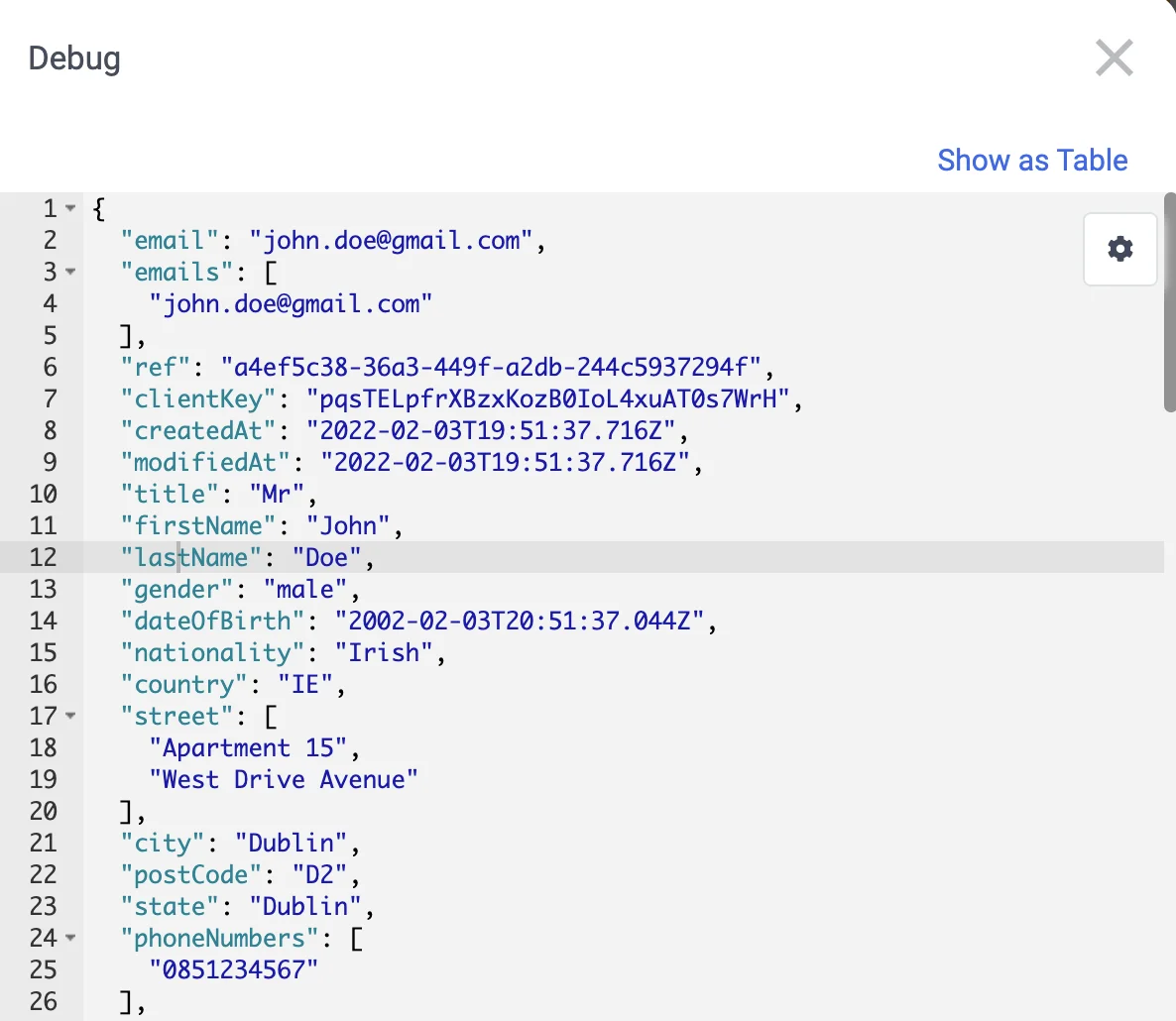 Email attribute in the guest profile