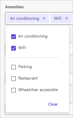 amenities example