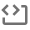 code block icon