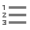 numbered list icon