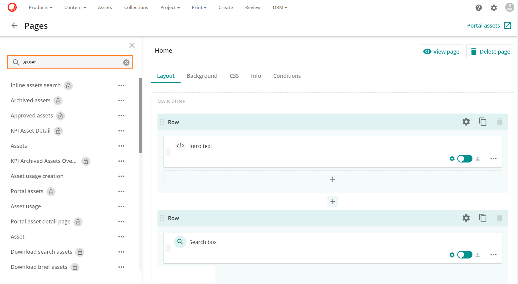 assets page searched for on pages page: asset_pages_search_and_select_assets_page_340.png