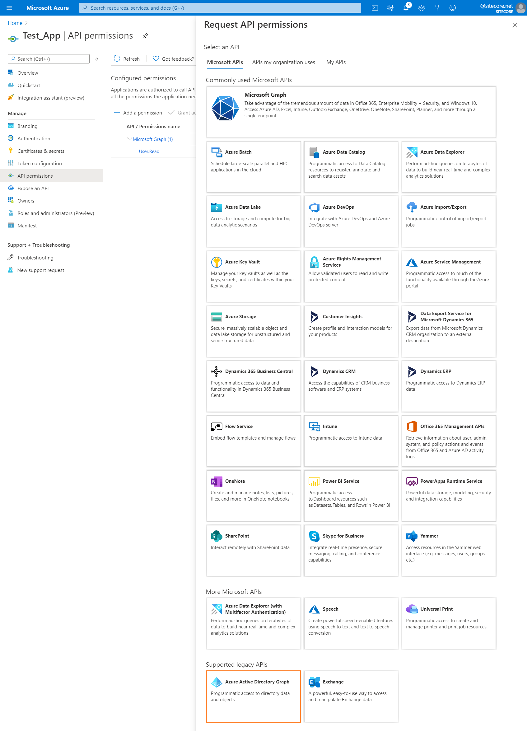 azure portal active directory graph azure portal active directory graph