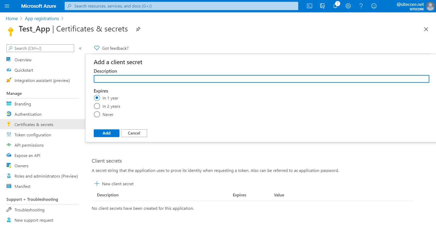 Azure portal certificates Azure portal certificates