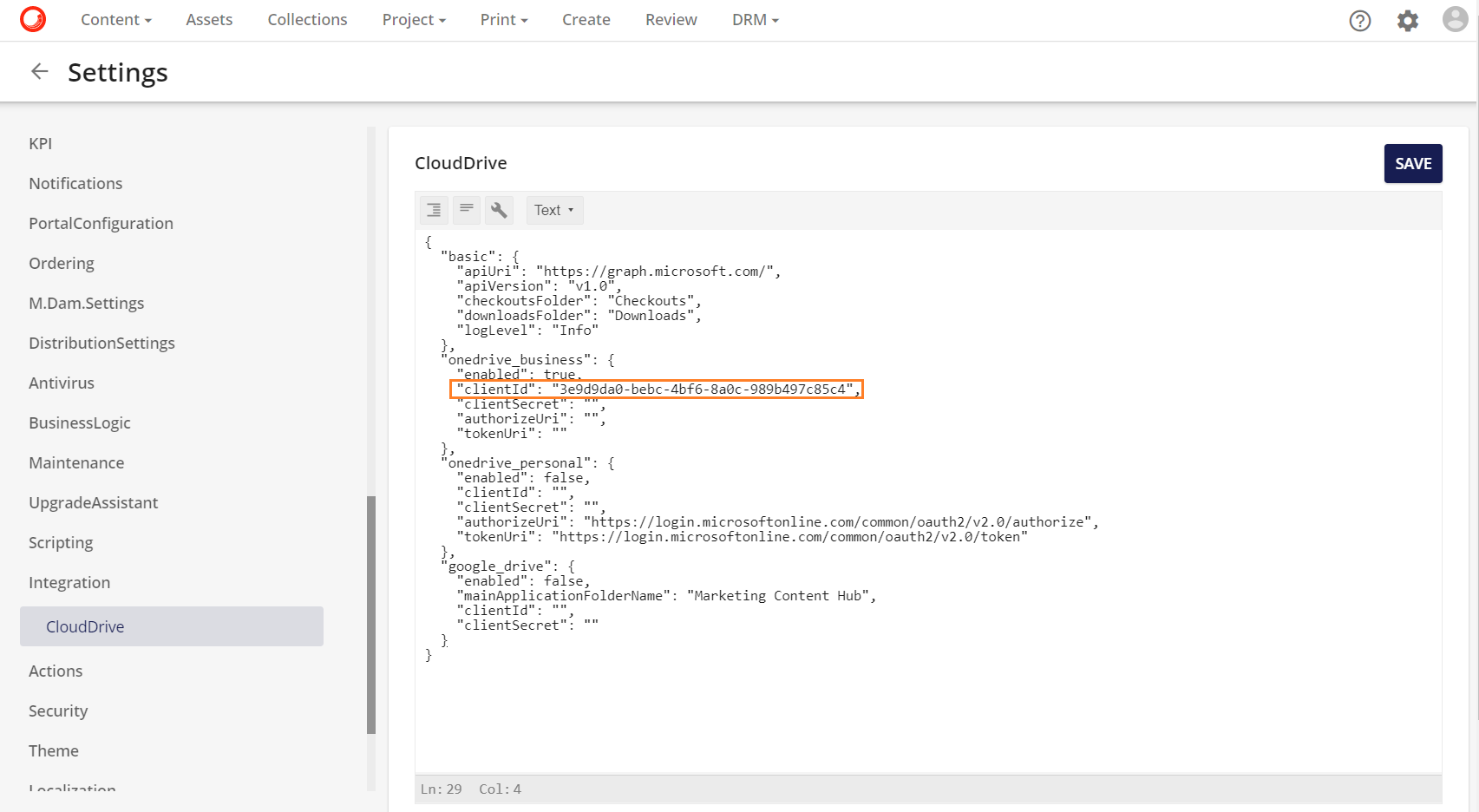 client id setting in sitecore content hub client id setting in sitecore content hub