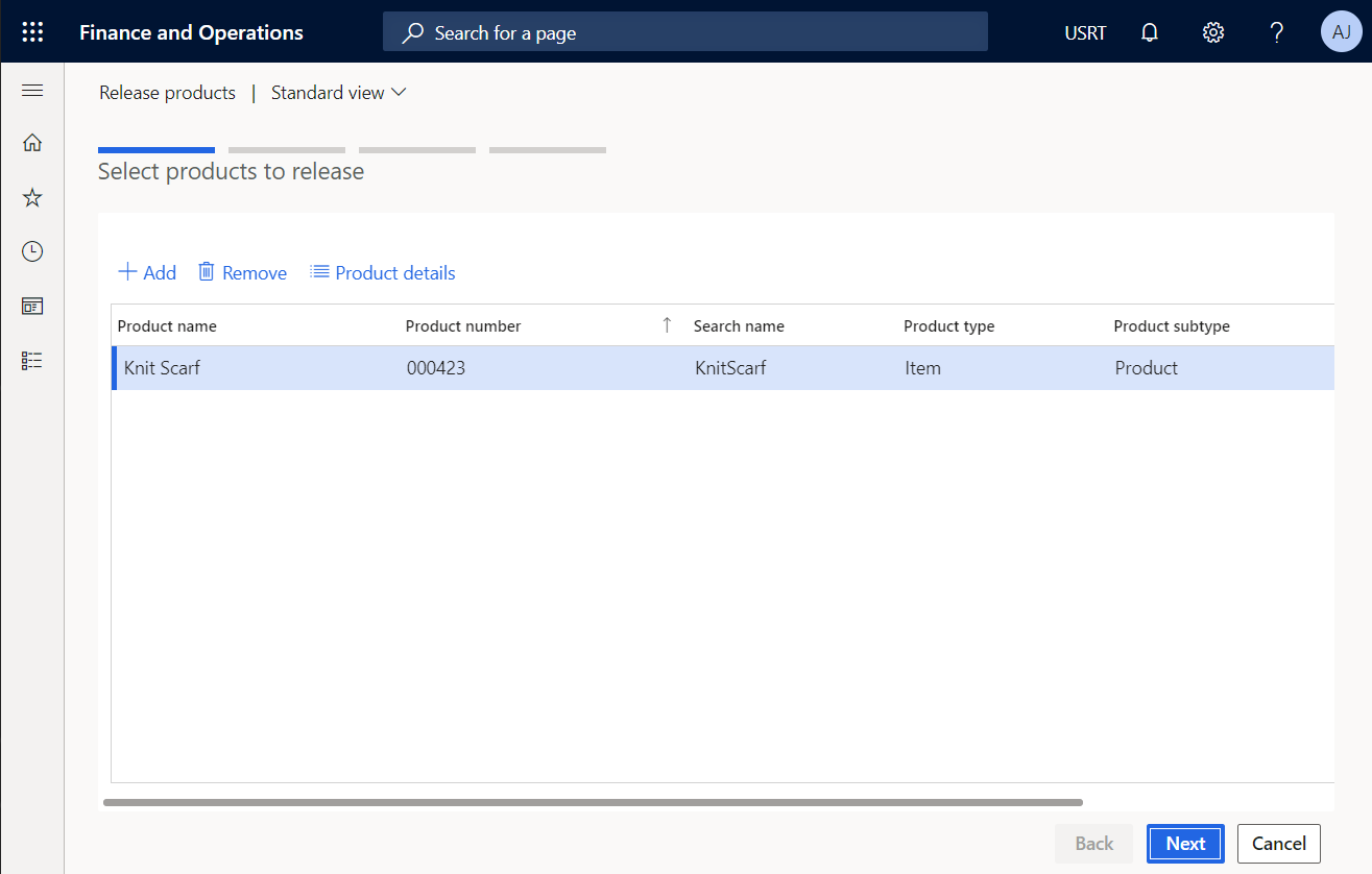 D365 product to release page