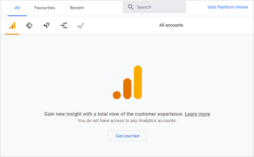 google analysis page