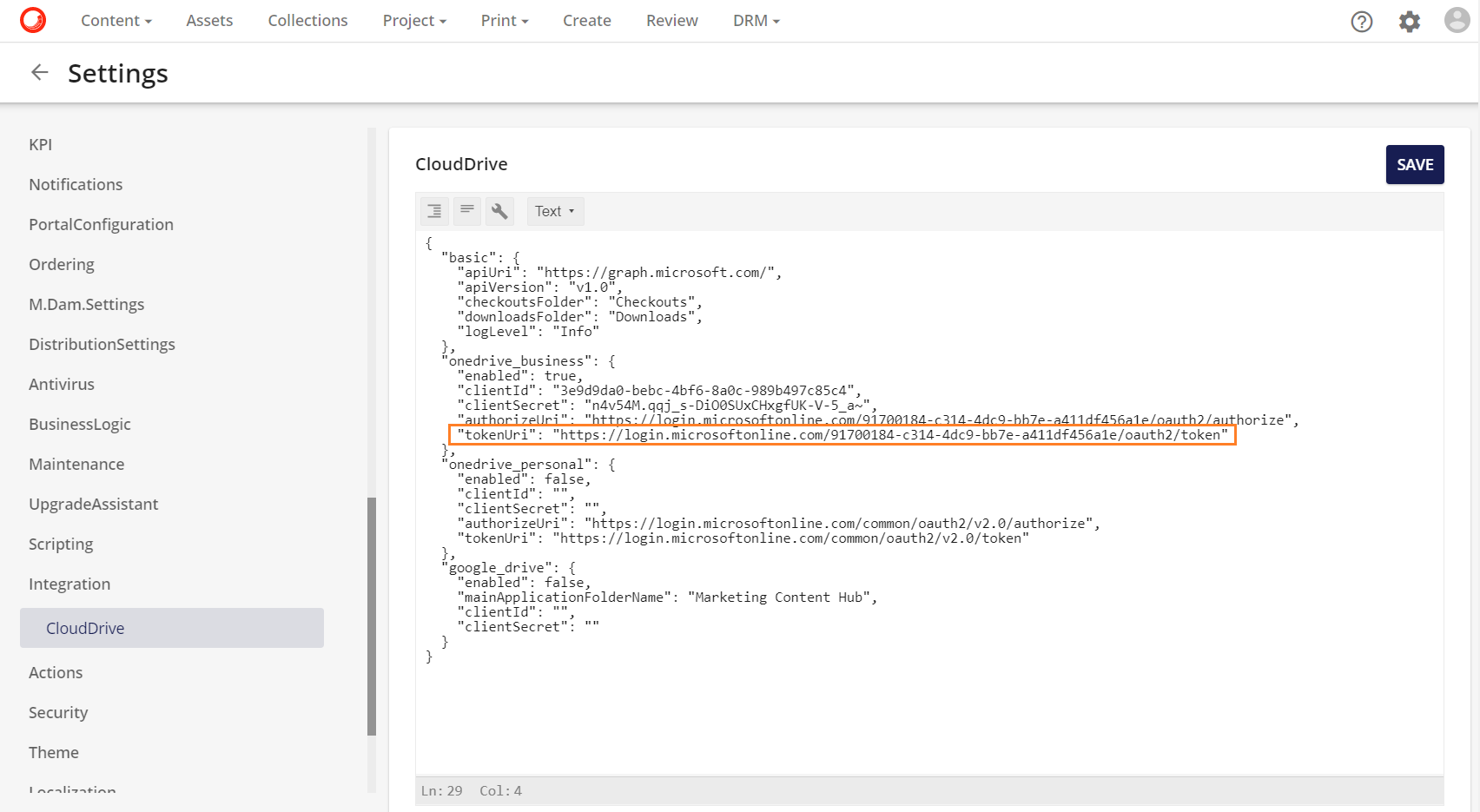 onedrive token uri onedrive token uri