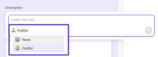 Select brand kit drop-down list Select brand kit drop-down list