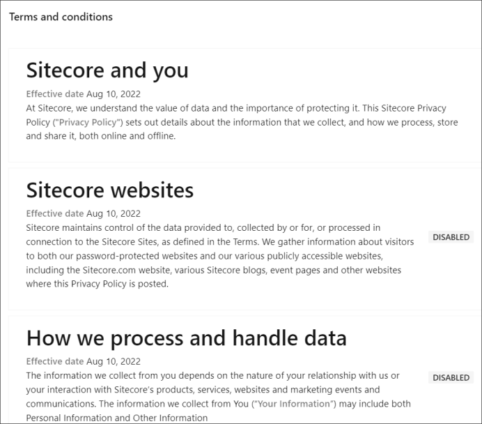 Terms and conditions example