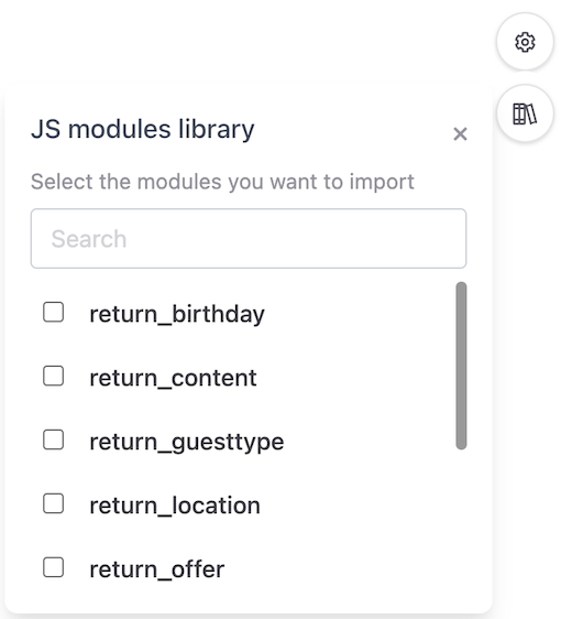 Importing a JS module