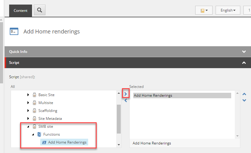Updating the Add Home Renderings script for the new site template in XM Cloud