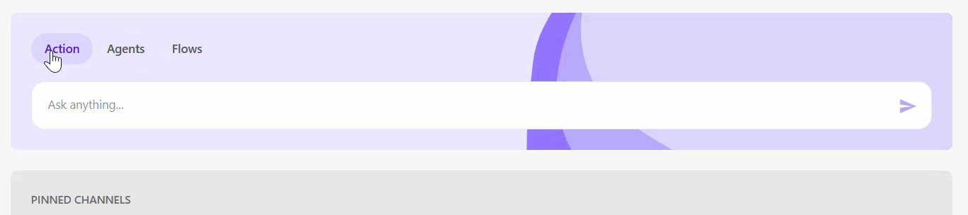 This widget lets you collaborate with AI wherever you are in the platform.