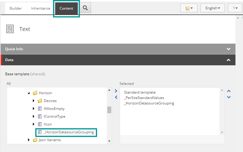 Add base template to custom SXA component to make the Manage items section appear in Pages