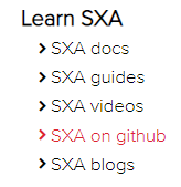 The Link list component.