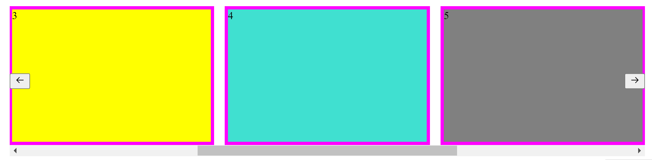 Screenshot of a styled Carousel primitive component.