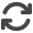Circular, rotating arrows to denote the Run Batch Generation function in Search.