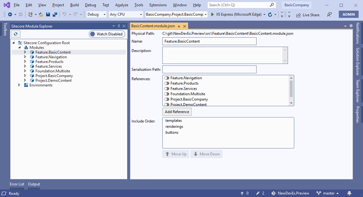 Illustration showing the module editing form. Illustration showing the module editing form.