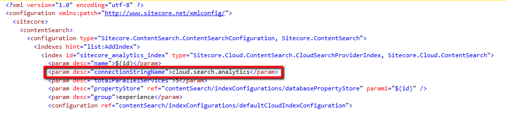 Connection string name Connection string name