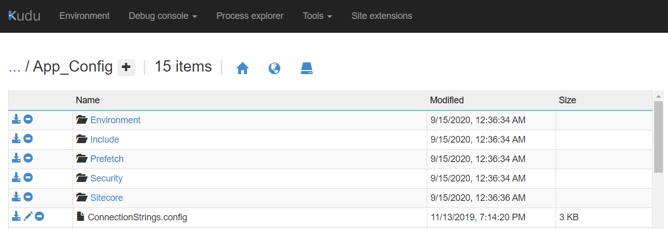 Open Debug console