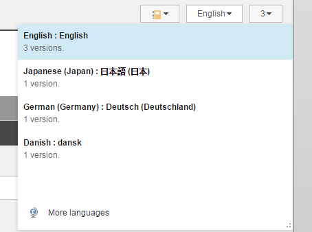 Select language and version Select language and version