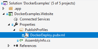 How to select a profile in a Visual Studio solution.