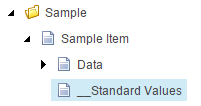 __Standard Values item