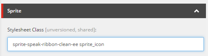 The Stylesheet Class field