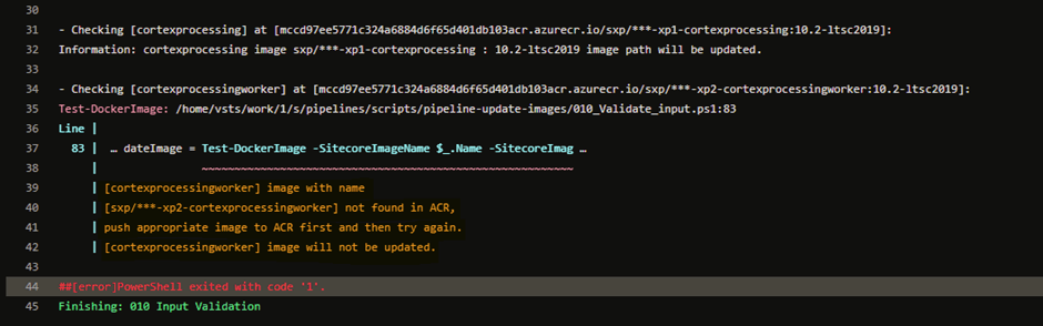 Pipeline code example.