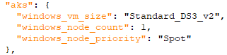 Windows node priority in resources.json Windows node priority in resources.json