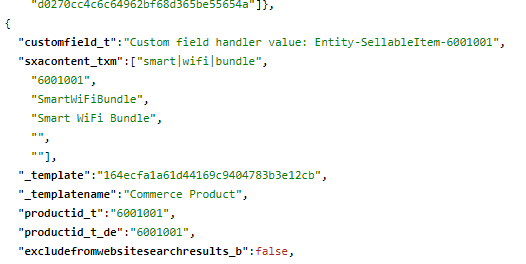 New search handlers are visible in the search index.