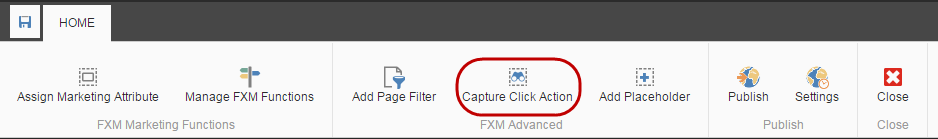 Capture Click Action