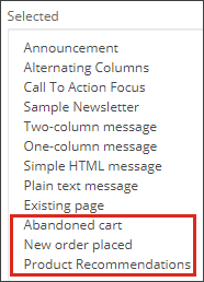 Email templates
