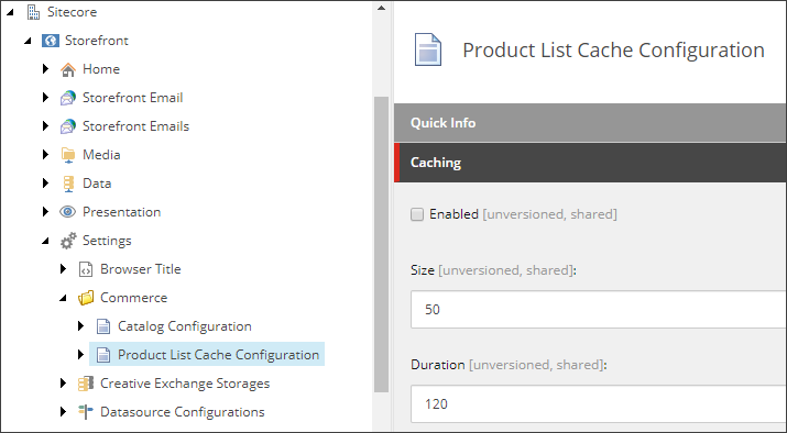 Shows the Product List Cache Configuration dialog. Shows the Product List Cache Configuration dialog.