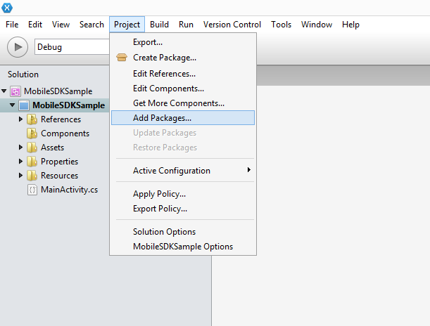 project add packages project add packages