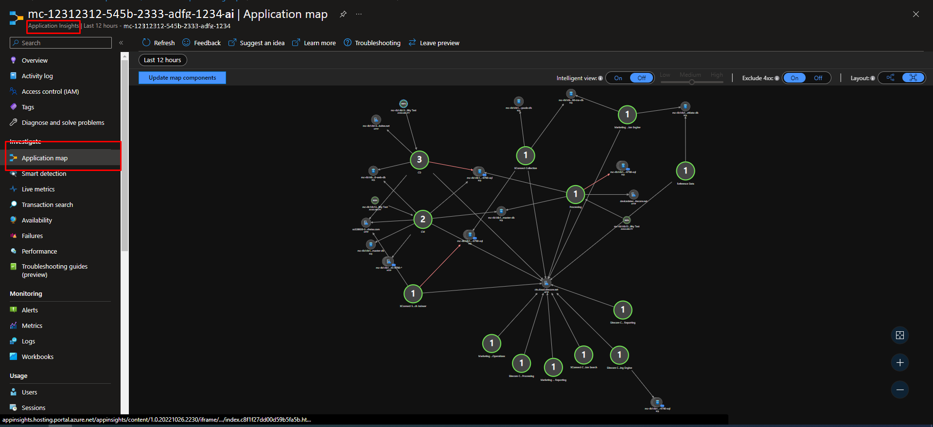 The Application Map.