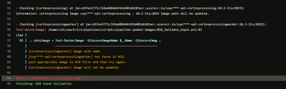 Pipeline code example.
