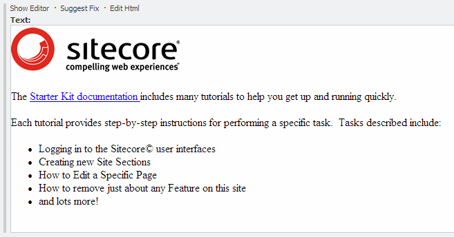 Rich Text Field Type