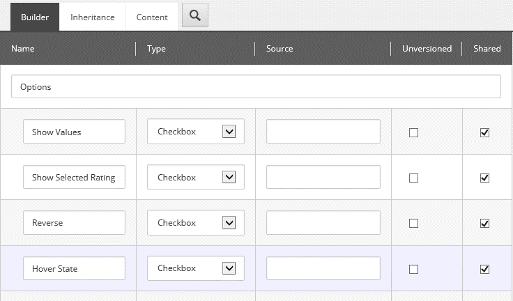 Add options