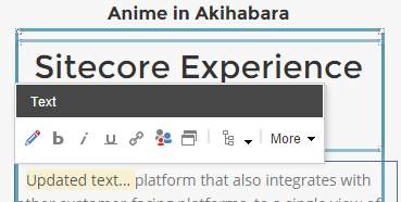 You can edit the text in the placeholder component.