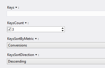 Select keys Select keys