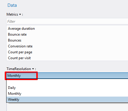 Time resolution parameters Time resolution parameters