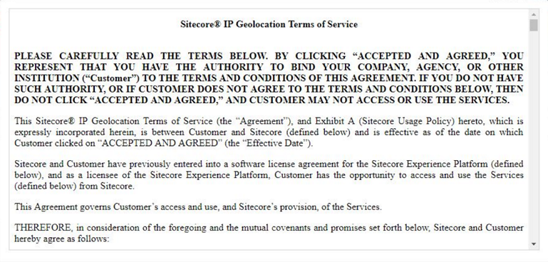 Read Terms of Service