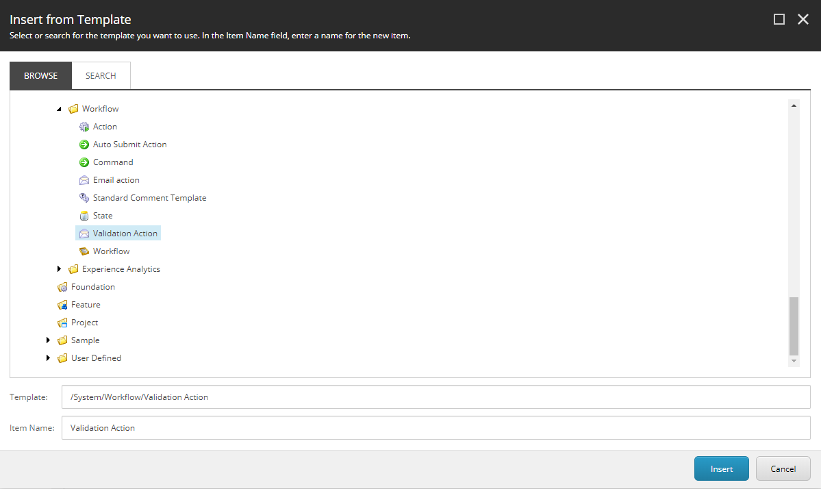 Add a Validation Action action to the Approve command. Add a Validation Action action to the Approve command.