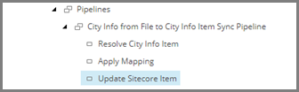 Move the Update Sitecore Item pipeline step in the content tree