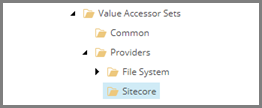 Sitecore provider in the content tree